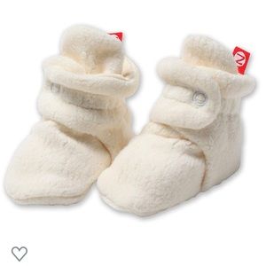 Zutano fleece baby booties